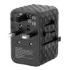 Verbatim UTA-05 65W GaN III universālais ceļojumu adapteris ar 2 x USB-C PD & QC 4+ un 2 x USB-A portiem