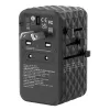 Verbatim UTA-06 100W GaN III universāls ceļojumu adapteris ar 2 x USB-C PD & QC 4+ un 2 x USB-A QC 3.0 portiem