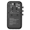 Verbatim UTA-06 100W GaN III universāls ceļojumu adapteris ar 2 x USB-C PD & QC 4+ un 2 x USB-A QC 3.0 portiem
