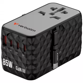 Verbatim Charge 'n' Travel Diamond 85W Ievelkams Kabelis CNT-02