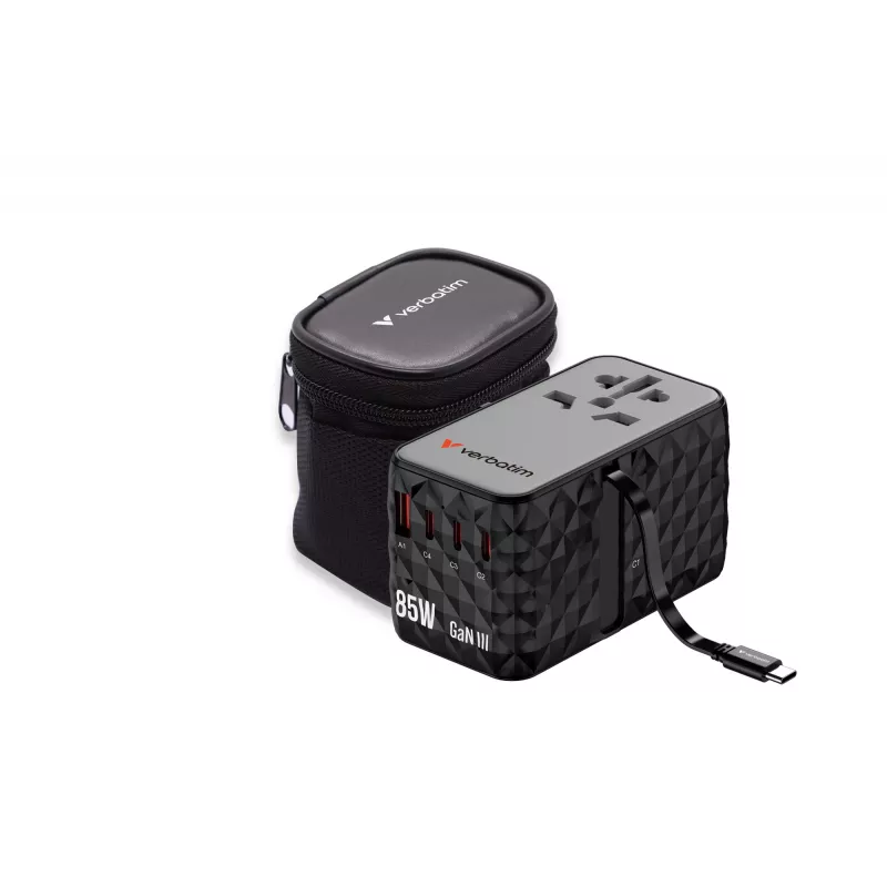 Verbatim Charge 'n' Travel Diamond 85W Ievelkams Kabelis CNT-02