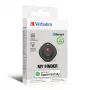 Verbatim MYF-01 Bluetooth priekšmetu meklētājs 1 gab. melns, Personīgs, Meklētājs, Melns, Putekļu izturīgs, Ūdensnecaurlaidīgs, Akrilnitrila butadiēna stirols (ABS), Polikarbonāts (PC), IP66