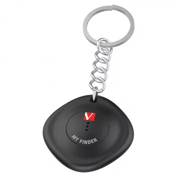 Verbatim MYF-01 Bluetooth priekšmetu meklētājs 1 gab. melns, Personīgs, Meklētājs, Melns, Putekļu izturīgs, Ūdensnecaurlaidīgs, Akrilnitrila butadiēna stirols (ABS), Polikarbonāts (PC), IP66