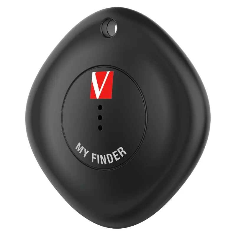 Verbatim MYF-01 Bluetooth priekšmetu meklētājs 1 gab. melns, Personīgs, Meklētājs, Melns, Putekļu izturīgs, Ūdensnecaurlaidīgs, Akrilnitrila butadiēna stirols (ABS), Polikarbonāts (PC), IP66