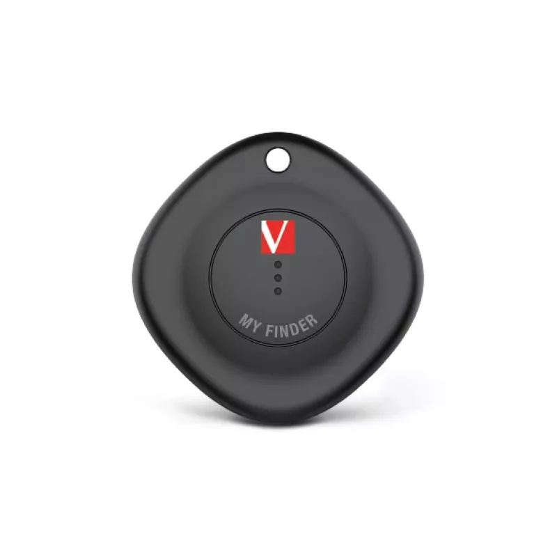 Verbatim MYF-01 Bluetooth priekšmetu meklētājs 1 gab. melns, Personīgs, Meklētājs, Melns, Putekļu izturīgs, Ūdensnecaurlaidīgs, Akrilnitrila butadiēna stirols (ABS), Polikarbonāts (PC), IP66