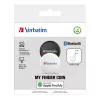 Verbatim My Finder Coin Bluetooth izsekotājs - 2 gab. iepakojumā, personiskai lietošanai, meklētājs, melns, balts, putekļu izturīgs, ūdensnecaurlaidīgs, IP66, CR2032