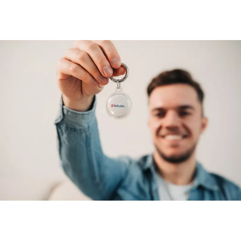 Verbatim My Finder Coin Bluetooth izsekotājs - 2 gab. iepakojumā, personiskai lietošanai, meklētājs, melns, balts, putekļu izturīgs, ūdensnecaurlaidīgs, IP66, CR2032