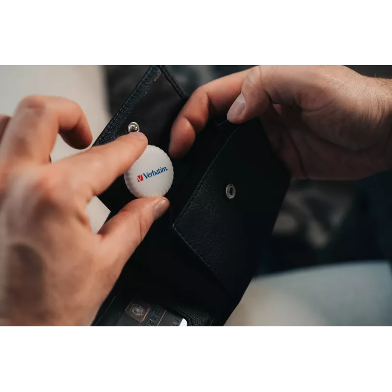Verbatim My Finder Coin Bluetooth izsekotājs - 2 gab. iepakojumā, personiskai lietošanai, meklētājs, melns, balts, putekļu izturīgs, ūdensnecaurlaidīgs, IP66, CR2032