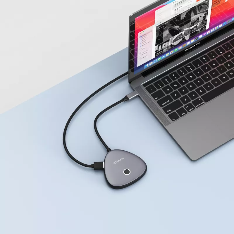 Verbatim Share My Screen USB-C Wireless Display Adapter 4K ar centrmezglu WDA-02