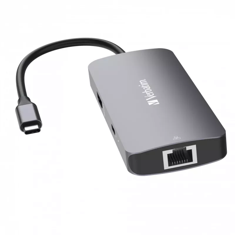 Verbatim CMH-05 USB Type-C 5000 Mbit/s Sudrabains