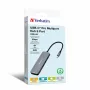 Verbatim CMH-08 USB Type-C 5000 Mbit/s Sudrabains