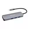 Verbatim CMH-08 USB Type-C 5000 Mbit/s Sudrabains