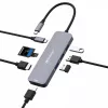 Verbatim CMH-08 USB Type-C 5000 Mbit/s Sudrabains