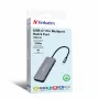 Verbatim CMH-09 USB Type-C 10000 Mbit/s Sudrabains