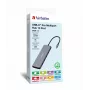 Verbatim CMH-13 USB Type-C centrmezgls 10000 Mbit/s Sudraba