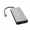 Verbatim CMH-13 USB Type-C centrmezgls 10000 Mbit/s Sudraba