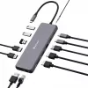 Verbatim CMH-13 USB Type-C centrmezgls 10000 Mbit/s Sudraba