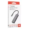 Verbatim USB-C Essentials Multiport Hub 4 pieslēgvietas: HDMI, USB-C PD, USB-A 3.2 Gen 1, USB-A