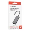 Verbatim USB-C Essentials Multiport Hub 6 porti: RJ45, HDMI, USB-C PD, 3 x USB-A 3.2 Gen 1