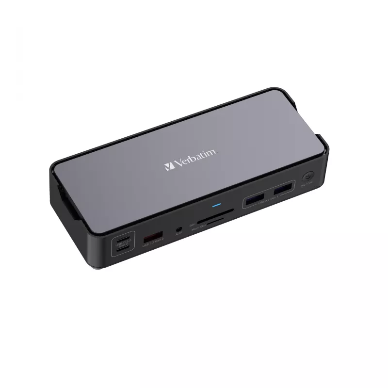 Verbatim CDS-15 vadu USB 3.2 Gen 1 (3.1 Gen 1) Type-C melns, pelēks