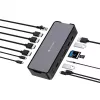 Verbatim CDS-15 vadu USB 3.2 Gen 1 (3.1 Gen 1) Type-C melns, pelēks