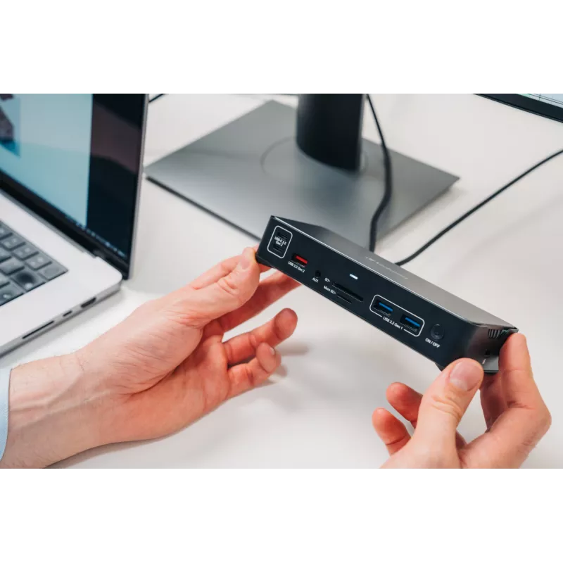 Verbatim CDS-15 vadu USB 3.2 Gen 1 (3.1 Gen 1) Type-C melns, pelēks