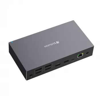Verbatim CDS-17 vadu USB 3.2 Gen 1 (3.1 Gen 1) Type-C melns, pelēks