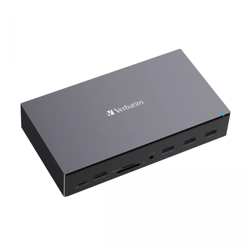 Verbatim CDS-17 vadu USB 3.2 Gen 1 (3.1 Gen 1) Type-C melns, pelēks