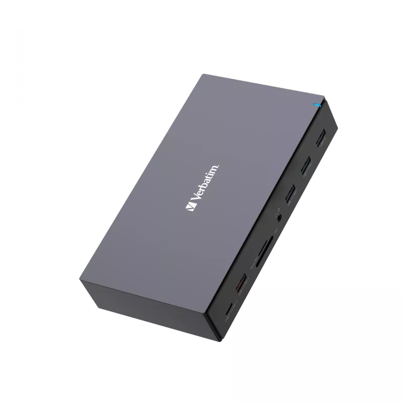Verbatim CDS-17 vadu USB 3.2 Gen 1 (3.1 Gen 1) Type-C melns, pelēks