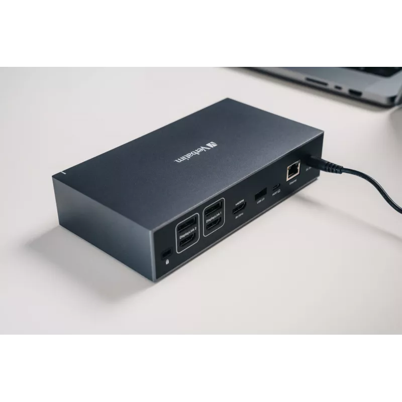 Verbatim CDS-17 vadu USB 3.2 Gen 1 (3.1 Gen 1) Type-C melns, pelēks