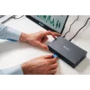 Verbatim CDS-17 vadu USB 3.2 Gen 1 (3.1 Gen 1) Type-C melns, pelēks
