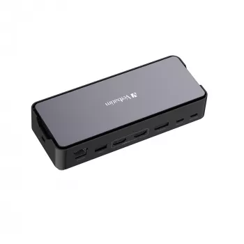 Verbatim CDS-15S vadu USB 3.2 Gen 1 (3.1 Gen 1) Type-C melns, pelēks