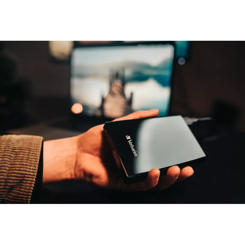 Verbatim Store 'n' Go plāns Portable SSD USB 3.2 Gen 1 / USB-C 512GB Melns