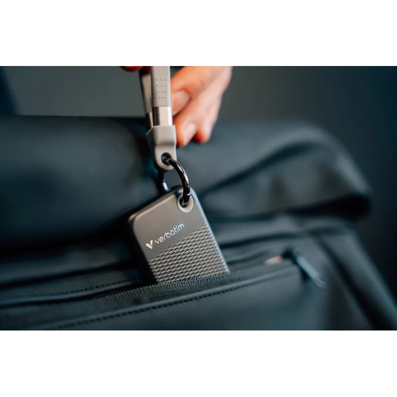 Verbatim Pocket SSD USB 3.2 Gen 2 1TB Melns/Pelēks