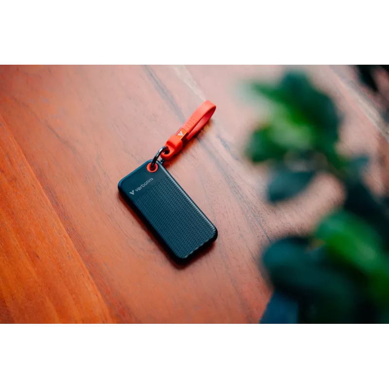 Verbatim Pocket SSD USB 3.2 Gen 2 2TB Melns/Sarkans, 2 TB, USB Type-C, 3.2 Gen 2 (3.1 Gen 2), 1000 MB/s, 10 Gbit/s, Melns, Sarkans