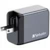 Verbatim GNC-65 GaN lādētājs 65W ar 2 x USB-C PD 65W / 1 x USB-A QC 3.0 (EU/UK/US)