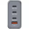 Verbatim GNC-100 GaN lādētājs 100 W ar 2 x USB-C PD 100 W / 1 x USB-C PD 65 W / 1 x USB-A QC 3.0 (ES/AK/ASV)