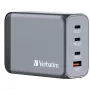 Verbatim GNC-240 GaN lādētājs 240W ar 1 x USB-C 140W / 1 x USB-C 100W / 1 x USB-C 65W / 1 x USB-A QC 3.0 (EU/UK/US)
