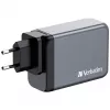 Verbatim GNC-240 GaN lādētājs 240W ar 1 x USB-C 140W / 1 x USB-C 100W / 1 x USB-C 65W / 1 x USB-A QC 3.0 (EU/UK/US)