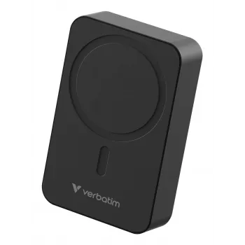Verbatim Charge 'n' Go Essentials Power Bank Magnetic Wireless 20000 mAh Melns