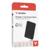 Verbatim Charge 'n' Go Essentials magnētiskais bezvadu ārējais akumulators 5000 mAh, melns