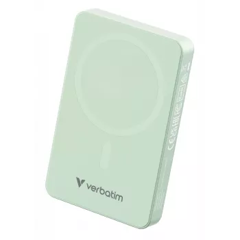 Verbatim Charge 'n' Go Essentials Magnetic Wireless Power Bank 10000 mAh zaļš