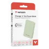 Verbatim Charge 'n' Go Essentials Magnetic Wireless Power Bank 10000 mAh zaļš