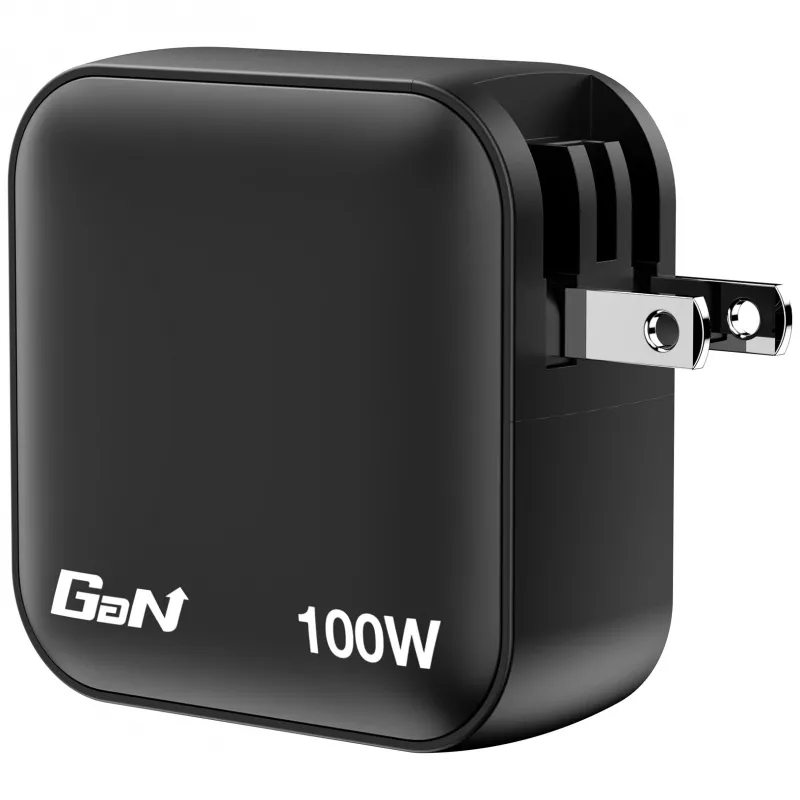 Verbatim Mini GaN lādētājs 100 W, 4 porti, ASV kontaktdakša ar ES un Lielbritānijas adapteriem