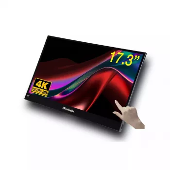 Monitors Verbatim Portable Touchscreen 17.3 collas 4K Ultra HD LCD 3840 x 2160