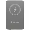 Verbatim Charge 'n' Go Magnētiskais bezvadu ārējais akumulators 5000mAh, pelēks