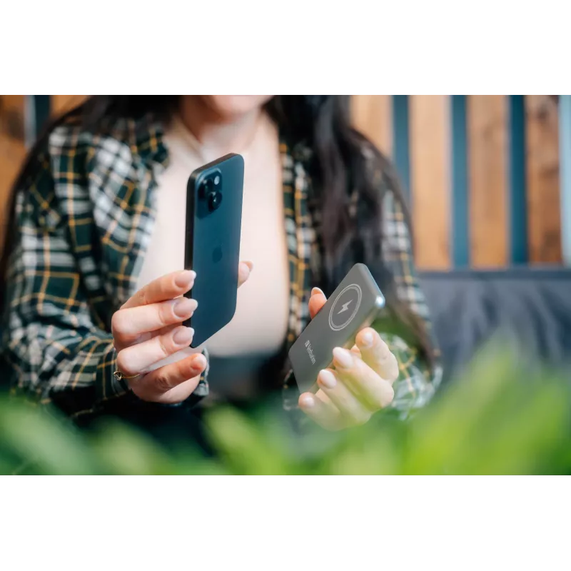 Verbatim Charge 'n' Go Magnētiskais bezvadu ārējais akumulators 5000mAh, pelēks