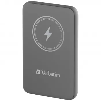 Verbatim Charge 'n' Go Magnetic Wireless Power Bank 10000mAh pelēka