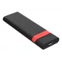Verbatim M.2 NVMe SSD Enclosure Kit, SSD enclosure, M.2, PCI Express, 10 Gbit/s, USB connectivity, Melns, Red