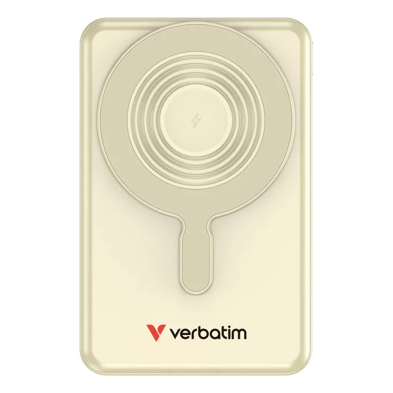 Verbatim Charge'n'Go 2C & Display Power Bank 10000 mAh Gold, 10000 mAh, litija polimēra (LiPo), Power Delivery 3.0, Quick Charge 3.0, bezvadu uzlāde, 3,85 V, 52 W